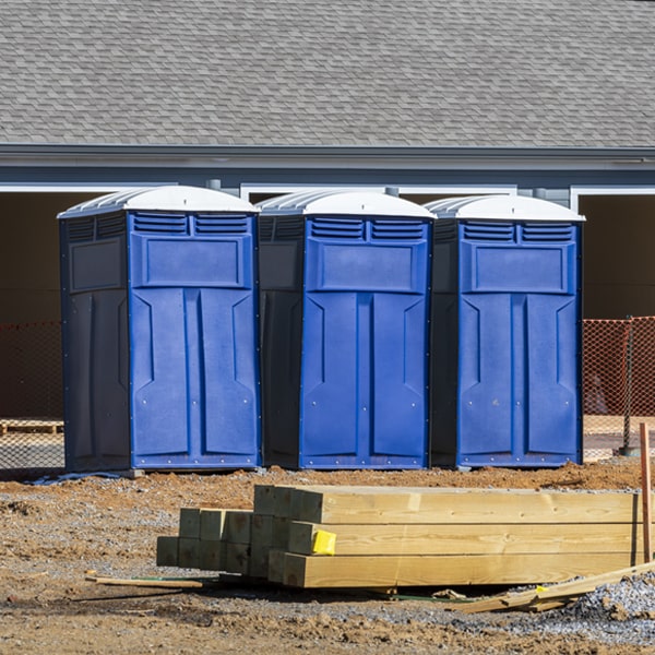 how do you dispose of waste after the porta potties have been emptied in Hiram